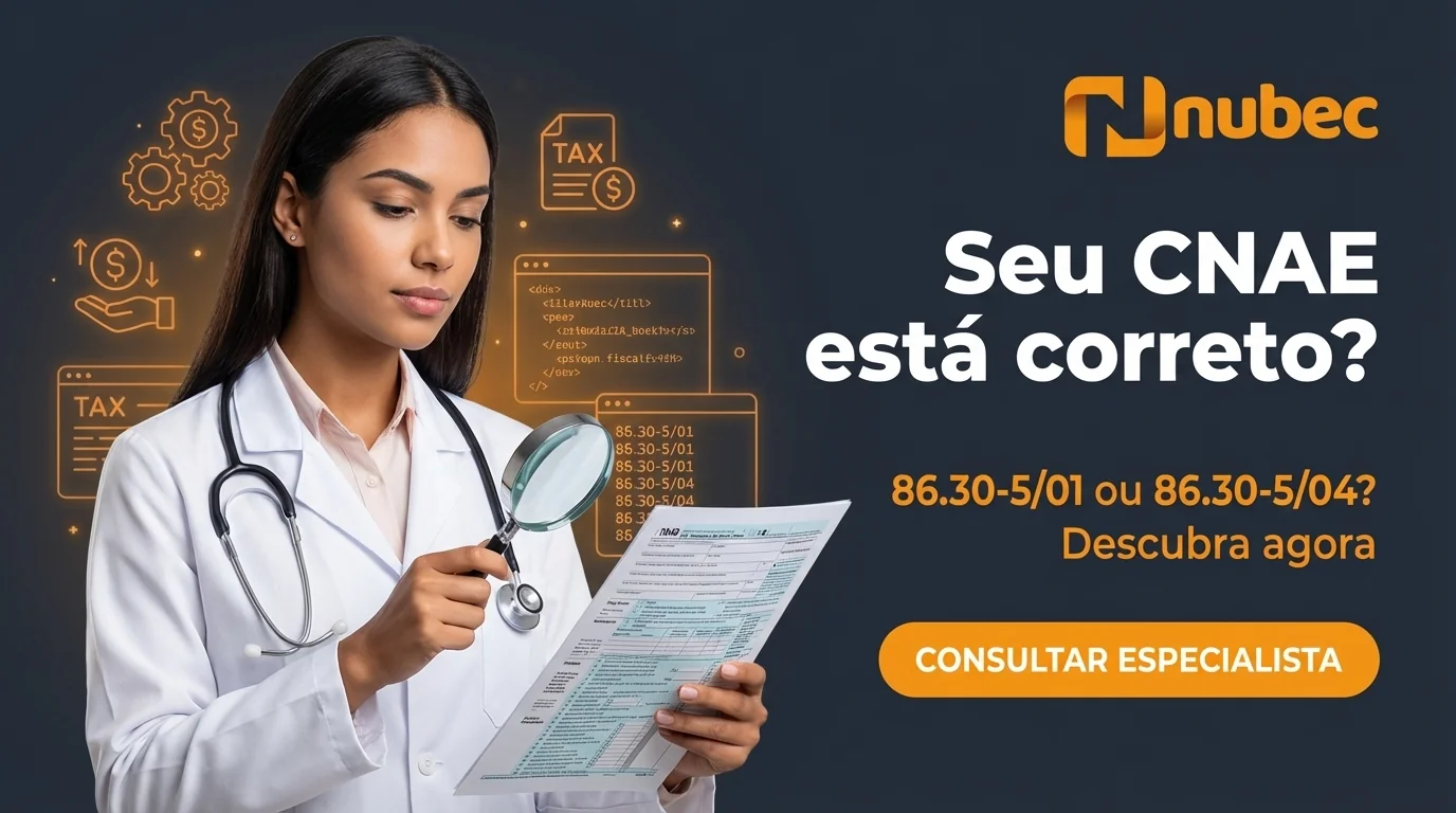 Nubec Contabilidade — Regularização de CNAE para Médicos PJ em Nova Iguaçu e Rio de Janeiro
