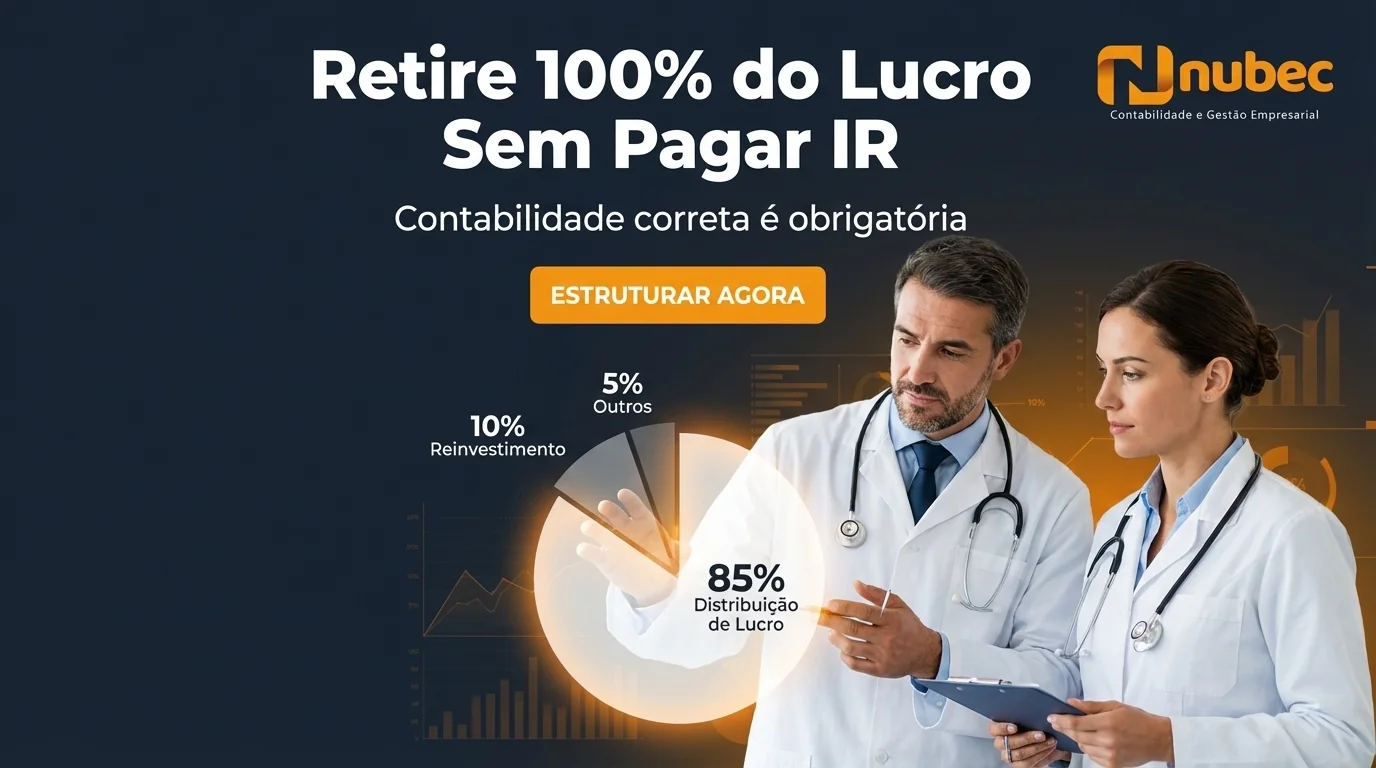 Nubec Contabilidade — Retire 100% do Lucro Sem Pagar IR — Contabilidade Correta é Obrigatória