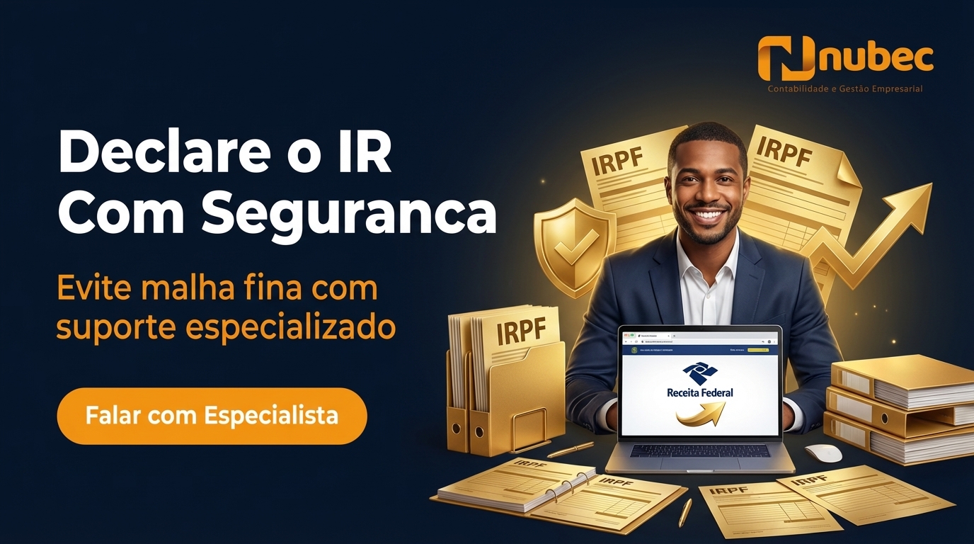 Banner CTA: Consultoria Gratuita de IR com a Nubec Contabilidade