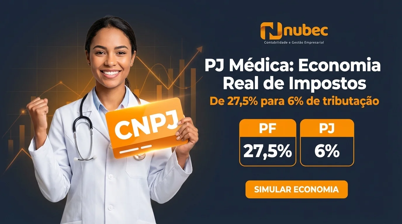Nubec Contabilidade — Otimização Tributária para Médicos PJ em Nova Iguaçu e Niterói