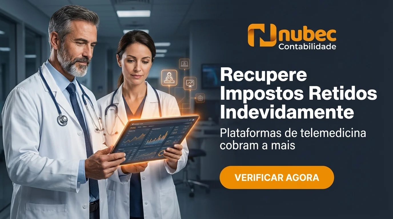 Nubec Contabilidade — Recupere Impostos Retidos Indevidamente nas Plataformas de Telemedicina