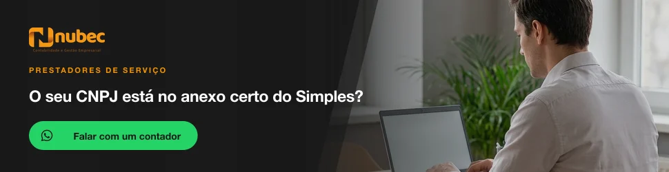 Converse com um contador da Nubec sobre o anexo do Simples do seu CNPJ